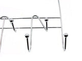 Artishook Hooks Over the Door Hook Organizer Rack Hanging Towel Rack Over Door, 9 Hooks