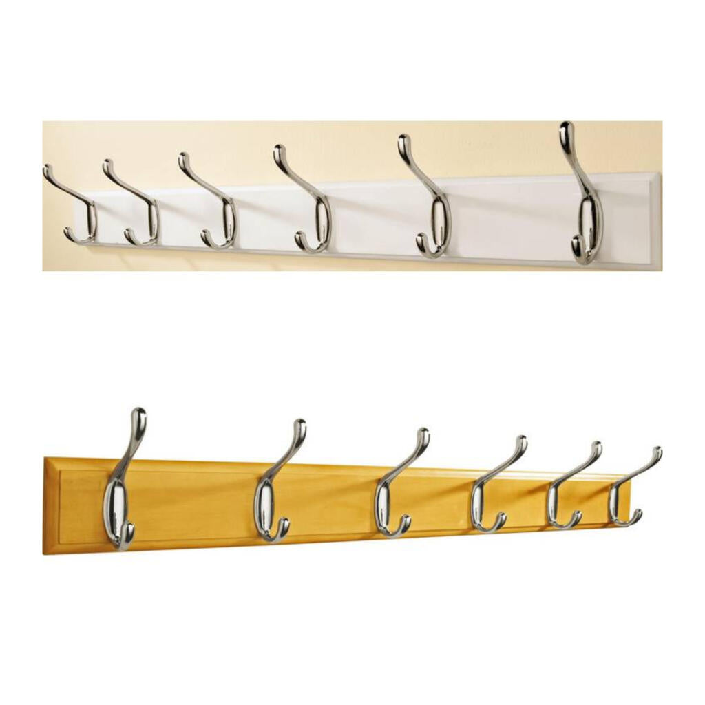 101° - Argos Home 6 Double Chrome Coat Hooks