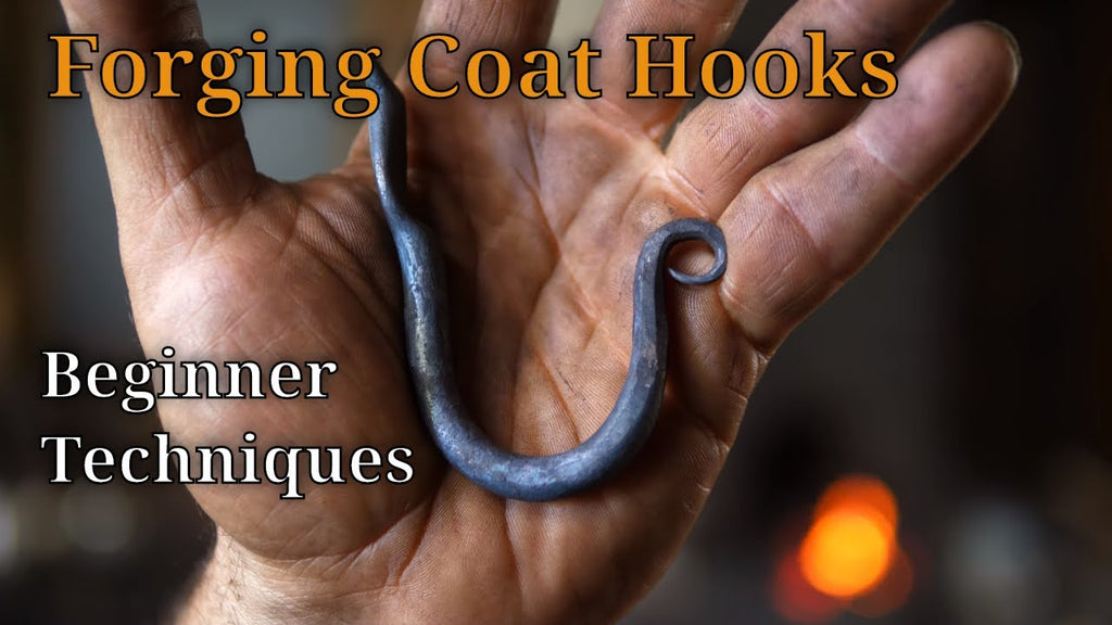 blacksmith #blacksmithing #coathooks Colonial forged coat hooks are an excellent training device for the beginner blacksmith