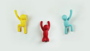 UNIQUE & FUNCTIONAL: Put the “fun” in functional with these unique wall hooks that feature Umbra's popular Buddy character “climbing the walls” in various ...