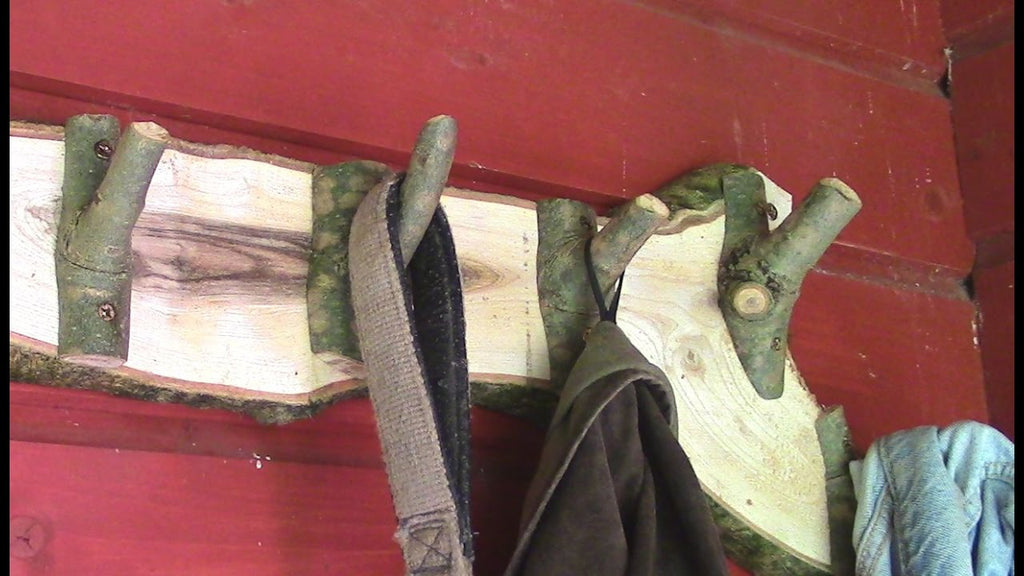 Home Made Coat Hooks (Harvested From The Coat-Hook Tree) by Way Out West Blow-in blog (4 years ago)