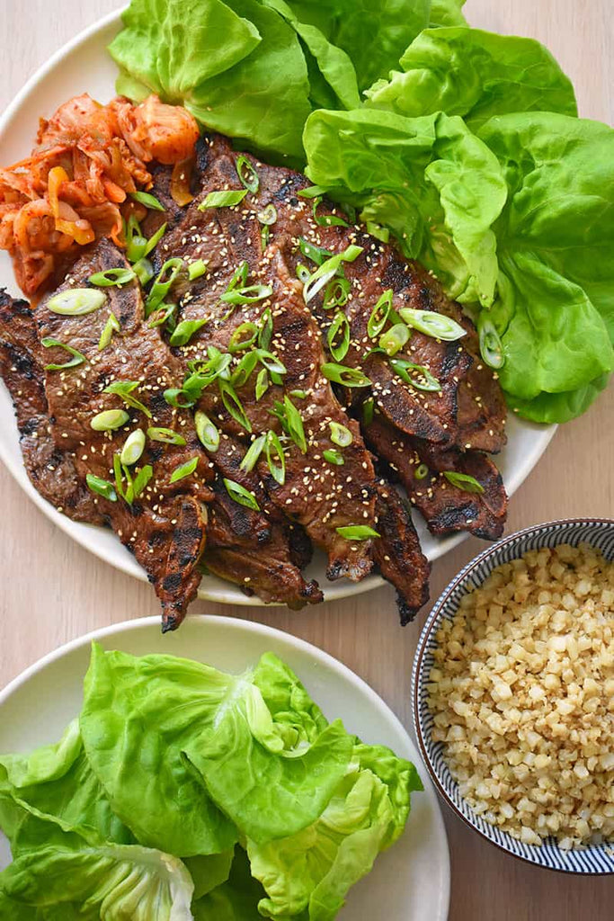It’s grilling season, and mark my words: these thinly-sliced, marinated Korean BBQ short ribs (also known as kalbi or galbi) will be the hit of your summer cookouts