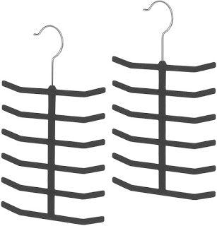 Whitmor Pack of 2 Tie Hangers for Only $4.99 (Was $6.25)!!!