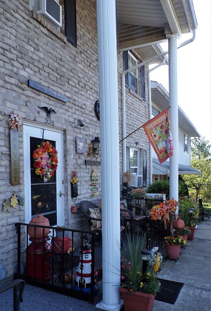 Early Fall Front Porch and Yard, 2021