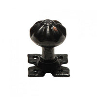 Antique Black Iron Crown Round Door Knob · Kirkpatrick 1205 ·