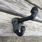 Vintage Style Cast Iron Wall Coat Hooks Hat Hook Hall Tree 2 3/4&quot; Black GG001
