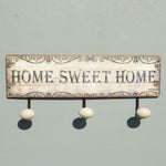 Home Sweet Home 3 Hook Rack