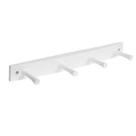 Spectrum Diversified Wood Hook Rack, 4 Peg, White