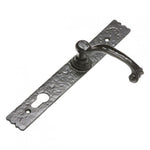 Slimline Classic Lever Iron Patio Handle On Garvin Backplate · Kirkpatrick 2459 ·
