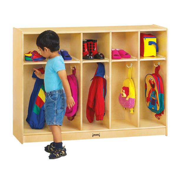 #1046 ThriftyKYDZ¨ Toddler Coat Locker - 5 Sections - ASSEMBLY REQUIRED