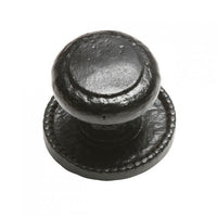 Antique Black Iron Centre Door Knob · Kirkpatrick 3066 ·