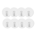 Magic Transparent Heavy Duty Adhesive Wall Hook for Robe, Coat, Keys, Bags, Tool - Pack of 50