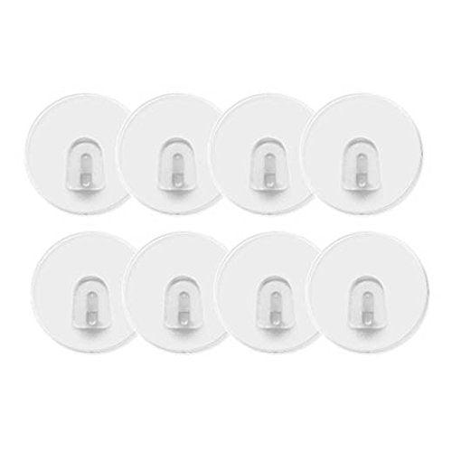 Magic Transparent Heavy Duty Adhesive Wall Hook for Robe, Coat, Keys, Bags, Tool - Pack of 50