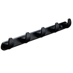 Ping Bu Qing Yun Black Hook Hook Hook Wardrobe Hook Bathroom Hook Hook Hook Perforated Hanger 360mm 30mm Towel Rack