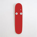 SKATE-HOME Idea teen bedroom skateboarding - skateboard furniture clothing rack with original bearings and wheels, gifts for 8-17 years old skater boy and girl - red vertical coat rack