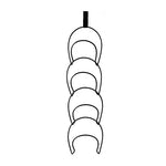 Over the Door Organizer Hanger for Scarf,Hats - Black