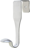 SmartHook Garment Friendly Heavy Duty Over the Door Coat Hook (2 Pack, Satin Nickel)