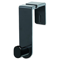 Safco Products 4224BL Over The Panel Single Coat Hook, Black