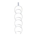Over the Door Organizer Hanger for Scarf ,Hats - White