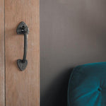 Iron Suffolk Thumb Latch Heart Set Antique Black Style · Kirkpatrick 3619 ·