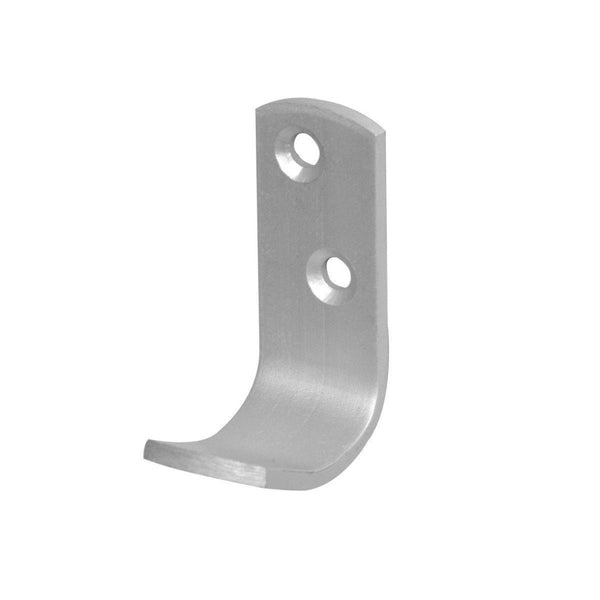 Aluminum Coat Hook With Screws Pack of 2   0668