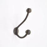 abodent.com Grey Metal Beehive Ball Coat Hook Hooks Wall Mounted Door Hook Hanger for Hat Coat Clothes Kitchen Bathroom Bedroom Office (Screws Included)