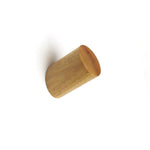 A.B Crew Minimalist Design Decorative Wall Mounted Wooden Coat Hook Hat Hanger(Natural Column)