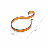 LOSTRYY Ring hanger Belt Hook belt to incorporate tie rack hanging silk towel rack, D