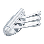 YIR Bathroom Hardware Pendant Kitchen Stainless Steel Hook the Door Back Row of Hooks 180 Degree Rotating Coat Hook