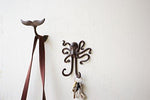 Kalaou Cast Iron Wall- Coat Hook- Octopus- 5.5" By 6"