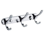 JOMOO Wall Mounted Coat Rack with 3 Hanger Hooks for Hanging Coats Clothes Jackets Hats Scarves Towel Robe Backpack Bag Liberty Tri-Hook, Chrome
