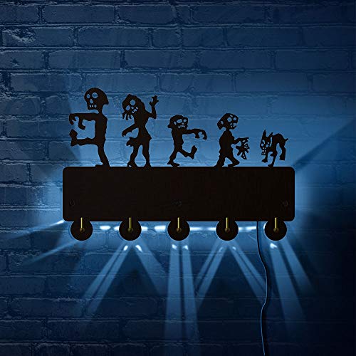 Horror Zombies Attack Design Household Decor Coat Hat Bag Hanger Key Holder Towel Wall Hook We ate Your Stick Bedroom Decor Gift
