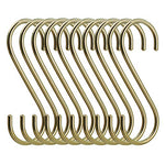 simpletome S Hooks Copper Hangers for Kitchen Bathroom Bedroom Office (Copper/10PCS)