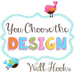 Toad and Lily You Choose The Design Clothes Peg Rack Clothing Rack, Hat Holder for Kids Bedroom Baby Nursery Girls Bathroom Towel Hook WH0034