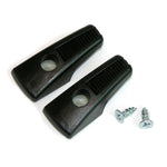 1967-77 Headliner Coat Hooks- Black, 2pc