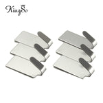 KINGSO 6Pcs Stainless Steel Self Adhesive Stick Wall Hook Hanger Holder