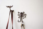 Kalaou Cast Iron Wall- Coat Hook- Octopus- 5.5" By 6"