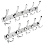 Adhesive Hooks, Turefans Heavy Duty Wall Hooks Stainless Steel Strong Sticky wall Hanger for Hanging Keys, Robe, Coat, Towel, Bags, Hats, Bathroom Kit