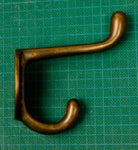 Seven Continents Antique Brass Coat Hook