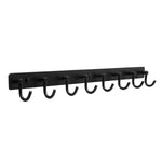 WEBI Coat Hook lron Hanger Rack for Dog Pet Leash, Hats, Keys, Bath Towels, Robe, Clothes with 8 Hooks,Wall Mount Closet Clothing Bathroom Garage Home Organization Storage, Decorative Gift