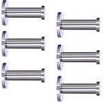 6 Pieces Wall-Mount Towel Hook Coat Hook Stainless Steel (2 Inch)