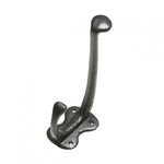 Hourglass Black Cast Iron Hat & Coat Hook · Kirkpatrick 720 ·