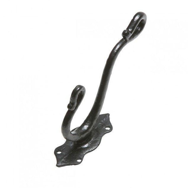 Antique Black Iron Swan Hat & Coat Hook · Kirkpatrick 745 ·