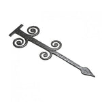 Scroll Black Iron Hinge Front · Kirkpatrick 818 ·