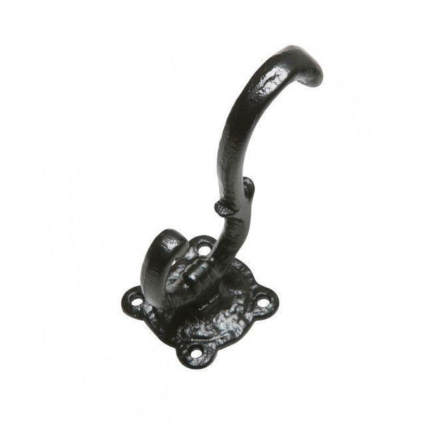 Antique Black Iron Hat & Coat Hook · Kirkpatrick 837 ·