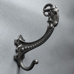 Ram's Head Cast Iron Hat & Coat Hook