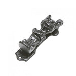 Laughing Cat Iron Door Knocker · Antique Black Kirkpatrick 2618 ·