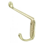 2pc Brassed Hat & Coat Hooks