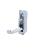 Recessed Folding Coat Hook Height 80mm - Satin Chrome