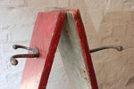 A Super Pair of Large Early 20thC Oak Hanging Coat Hook Racks
